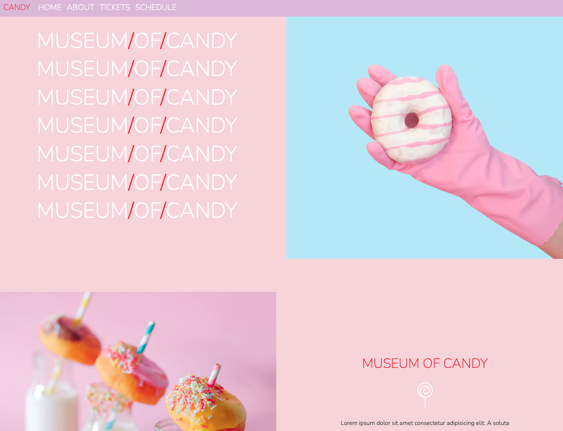 museum of candy website